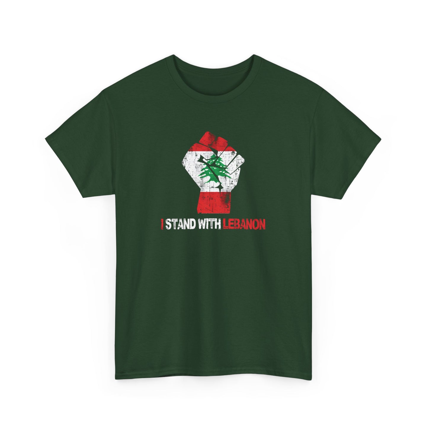 "I Stand With Lebanon" Premium Cotton Tee